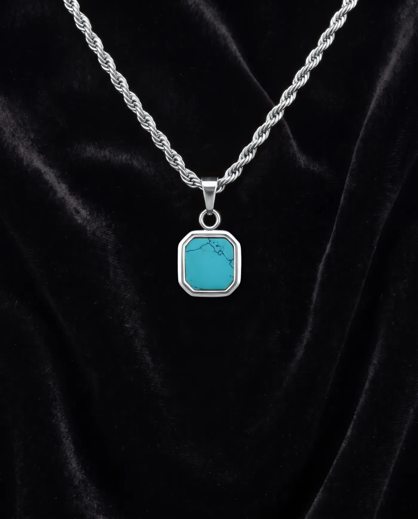 Collar Aqua Plata