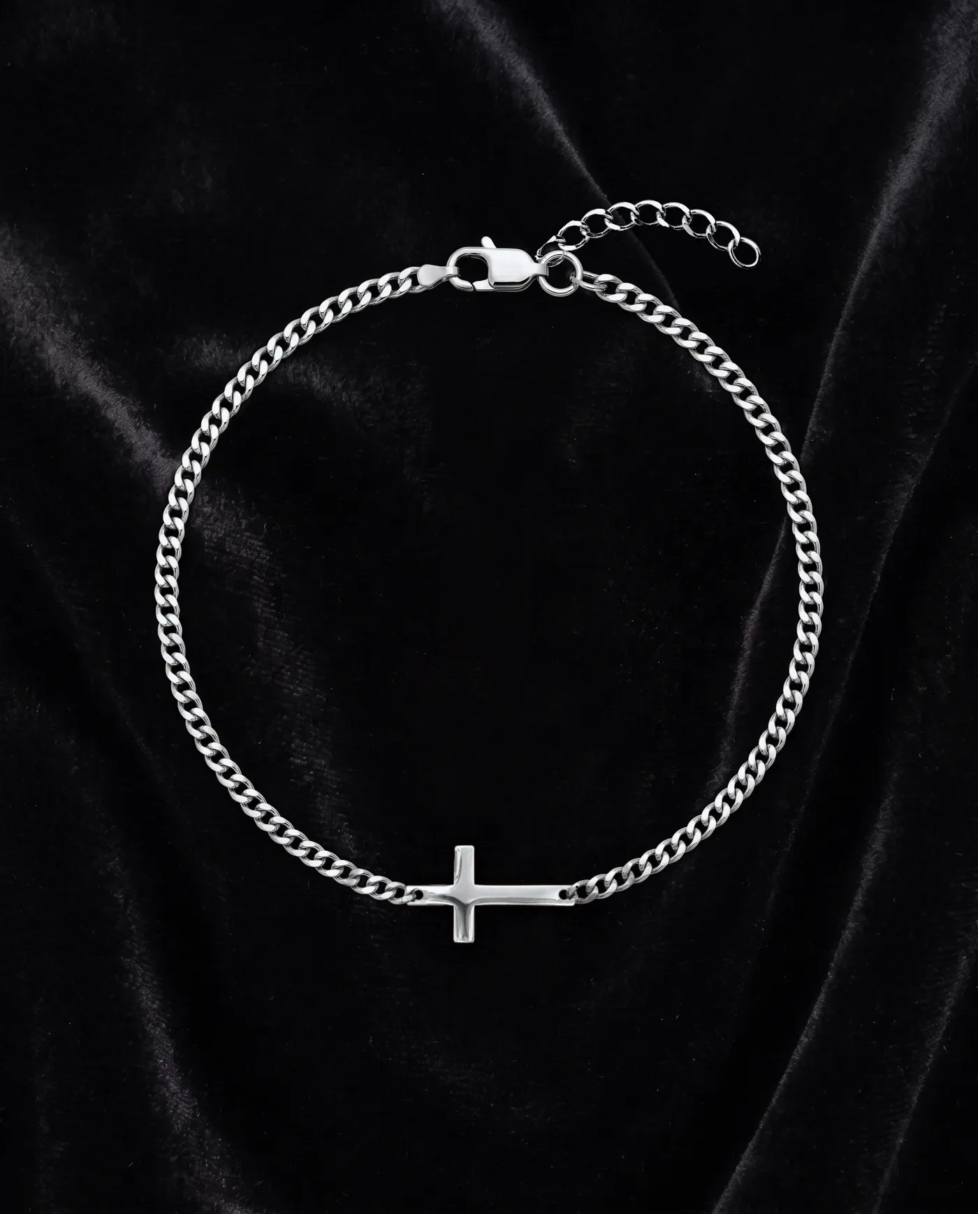Pulsera Cruz Plata