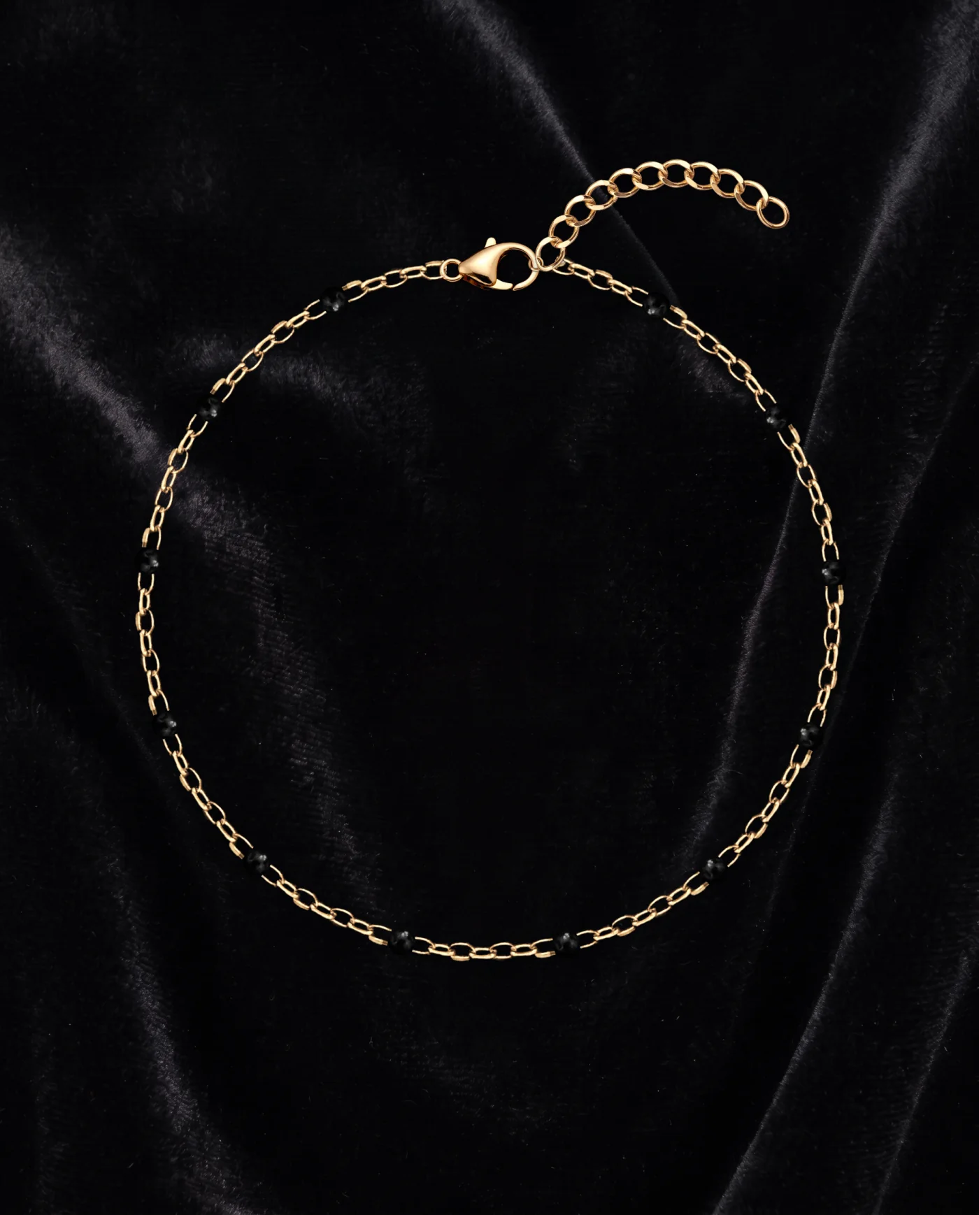 Pulsera Dominó Oro Negro