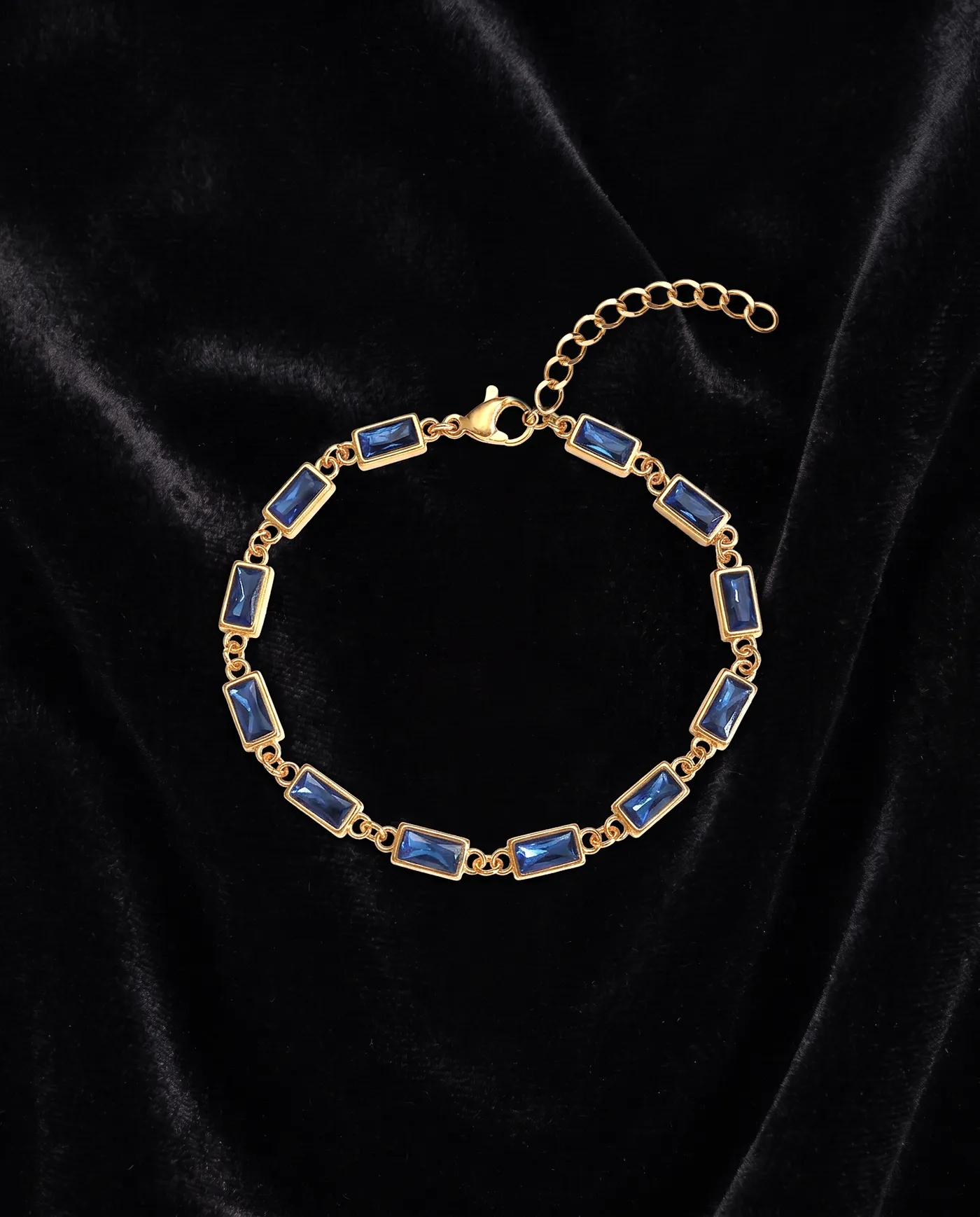 Pulsera Tesela Oro Azul